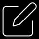 Edit icon representing notes