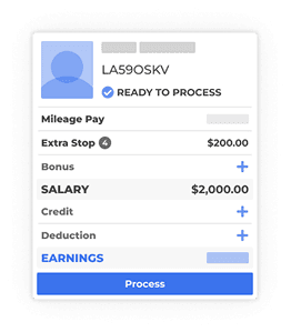 Payroll and earnings summary report